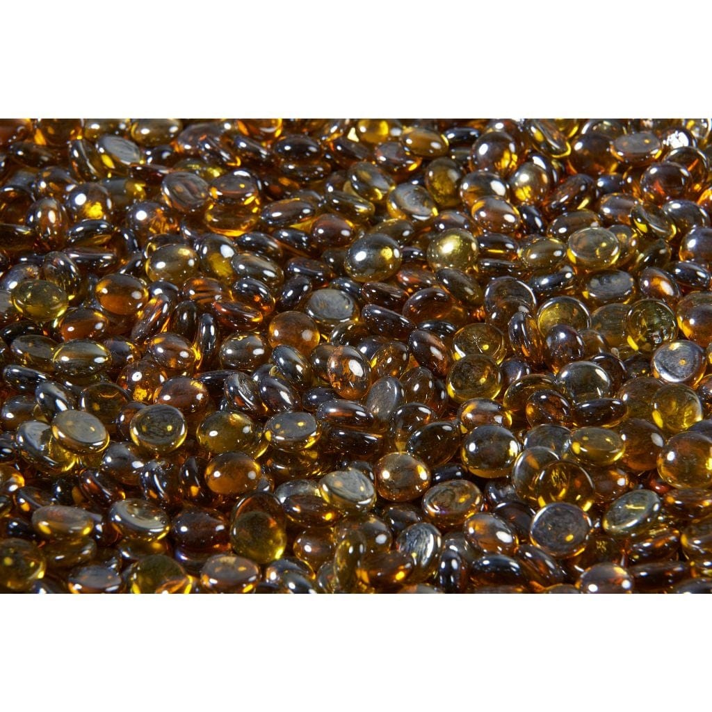 30 lbs. Reflective Tempered Fire Glass Gems