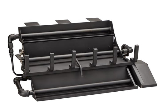 Majestic Stadium 30" 3-Tier IPI Ignition Vented Natural Gas Burner / Hearth Kit With Remote Control