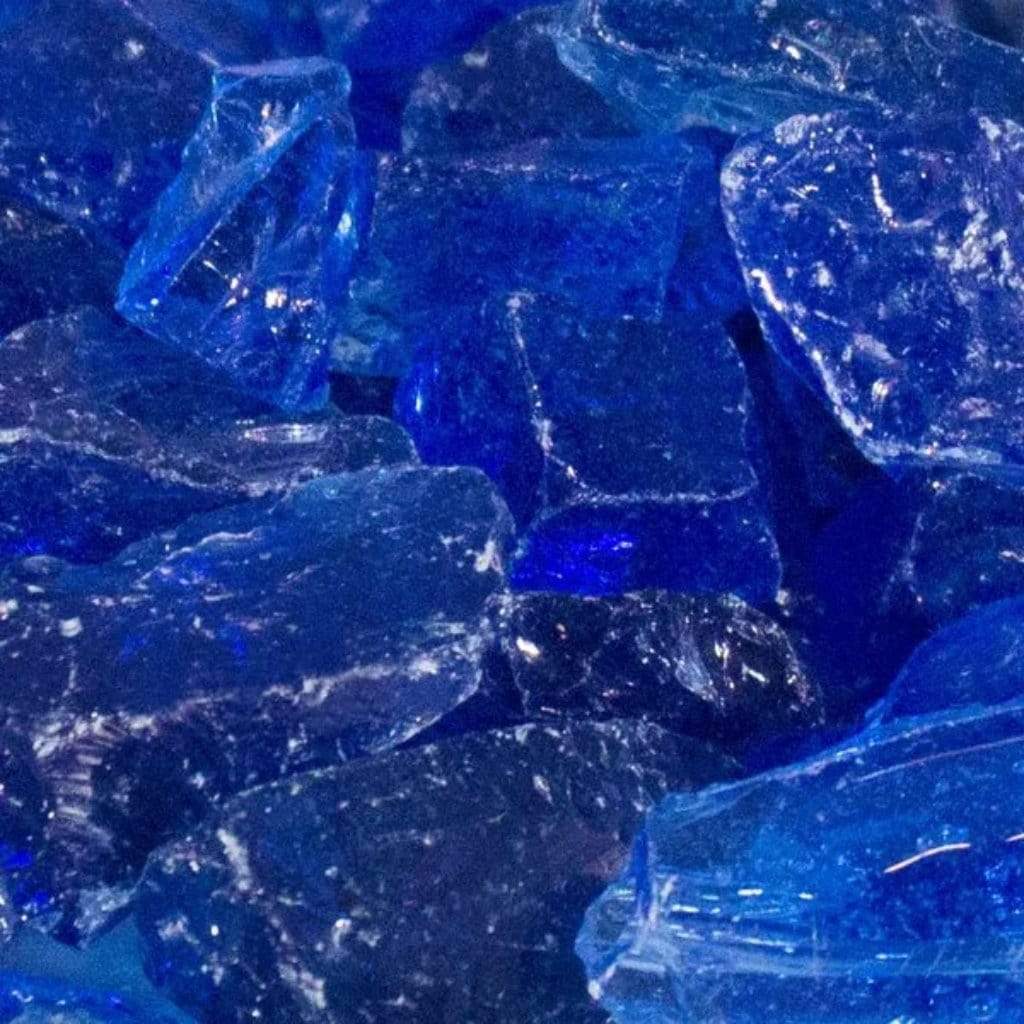 40 Lbs. Broken Large Reflective Fire Glass