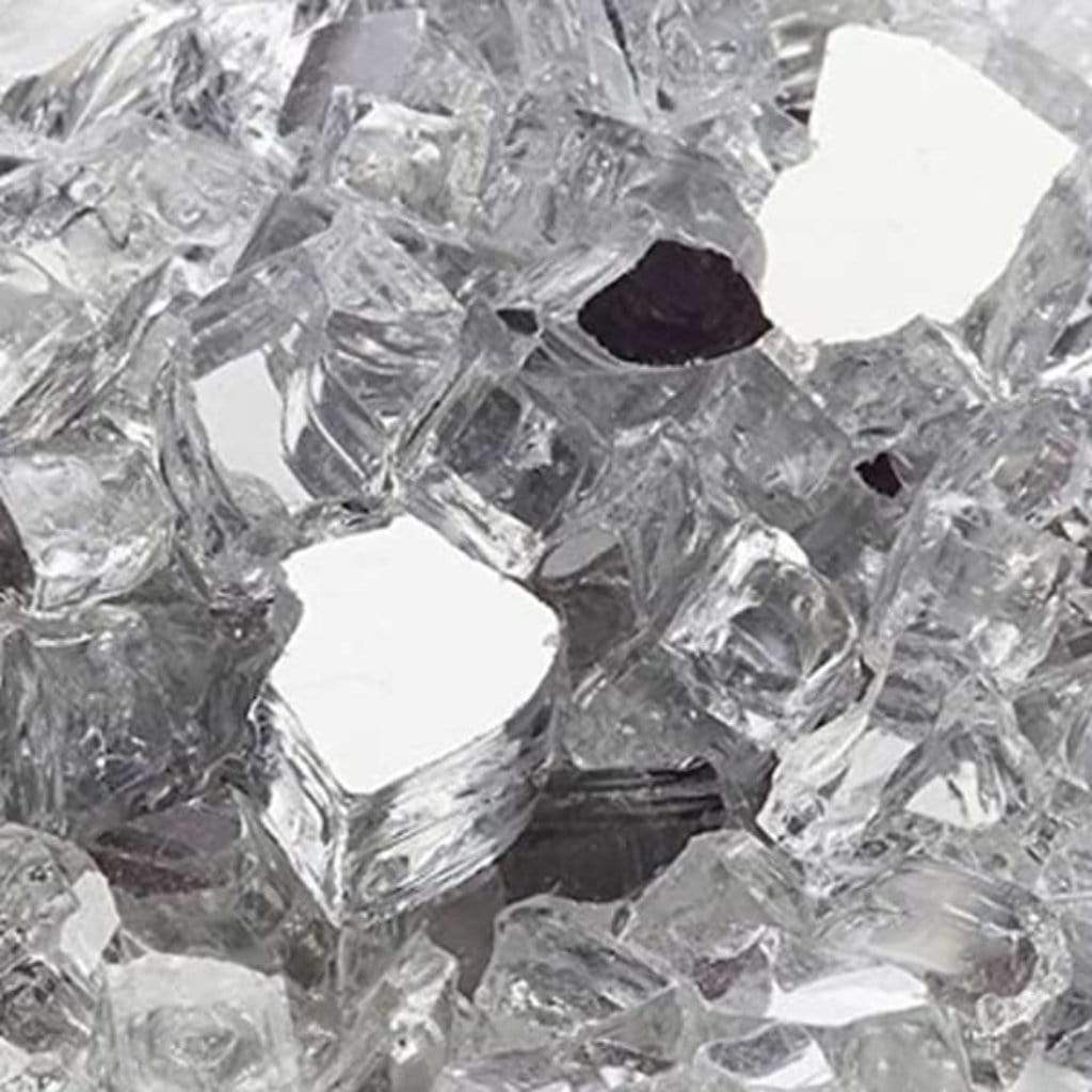 40 Lbs. Large Reflective Fire Glass
