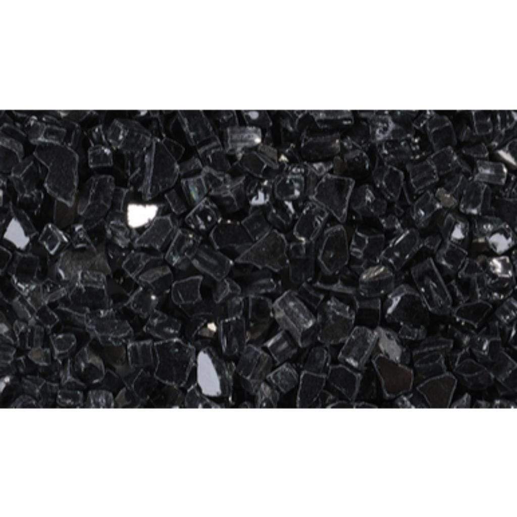 5 lbs. Bag Black Reflective Glass Media