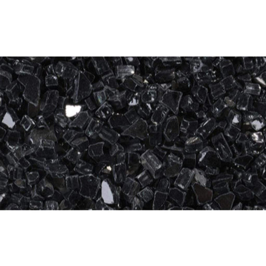 5 lbs. Bag Black Reflective Glass Media