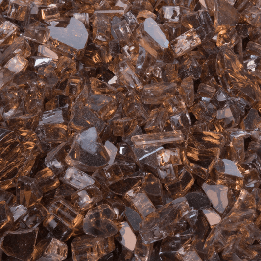 50 lbs. Copper Reflective Fire Glass Media