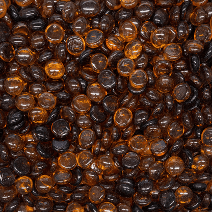 50 lbs. Reflective Fire Glass Pebbles/Gems