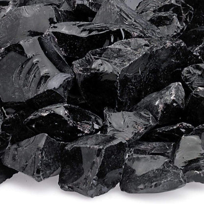 80 lb. Package of Black Non-Reflective Fyre Glass Media