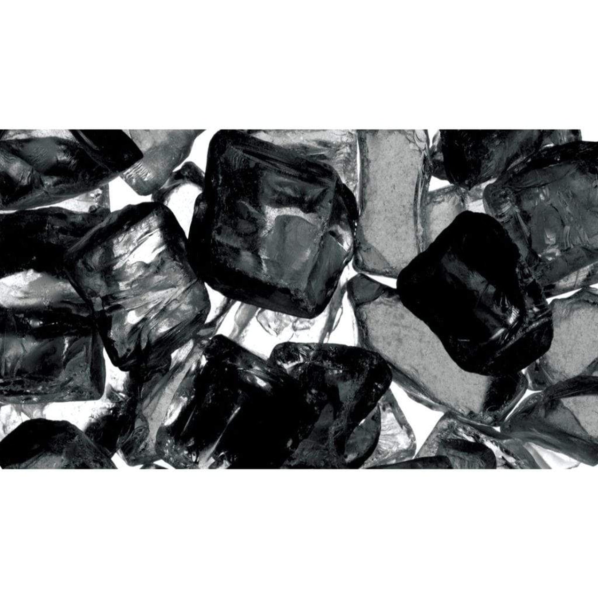 80 lb. Package of Black Reflective Fyre Glass Media