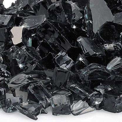 80 lb. Package of Black Reflective Fyre Glass Media