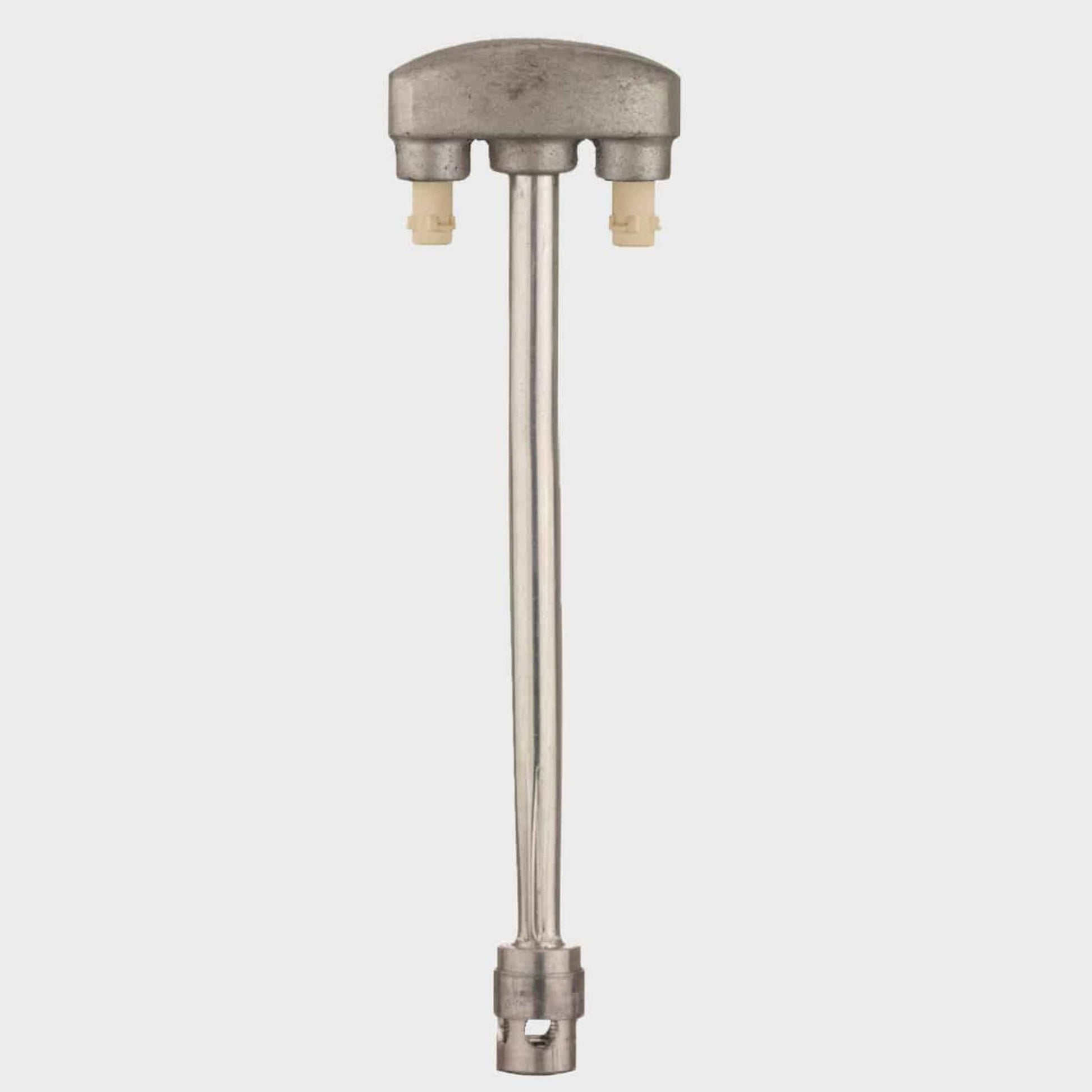 American Gas Lamp Works Boulevard 3600W 21" Timeless Black Estate Wall Mount Aluminum Natural Gas Lamp With Dual Inverted Gas Mantle Light Assembly, Clear Glass Globe, Spun Aluminum Ventilator, Milk Glass Dome and Brass Side Arms