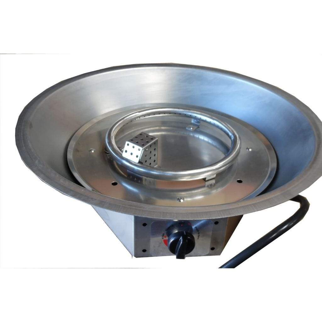 AZ Patio 20" Plug & Play Stainless Steel Round Fire Pit Burner