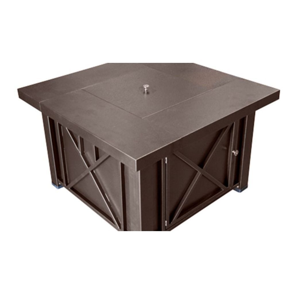 AZ Patio 38" Bronze Finish Propane Decorative Fire Pit