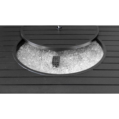 AZ Patio 49" Aluminum Round Slated Fire Pit