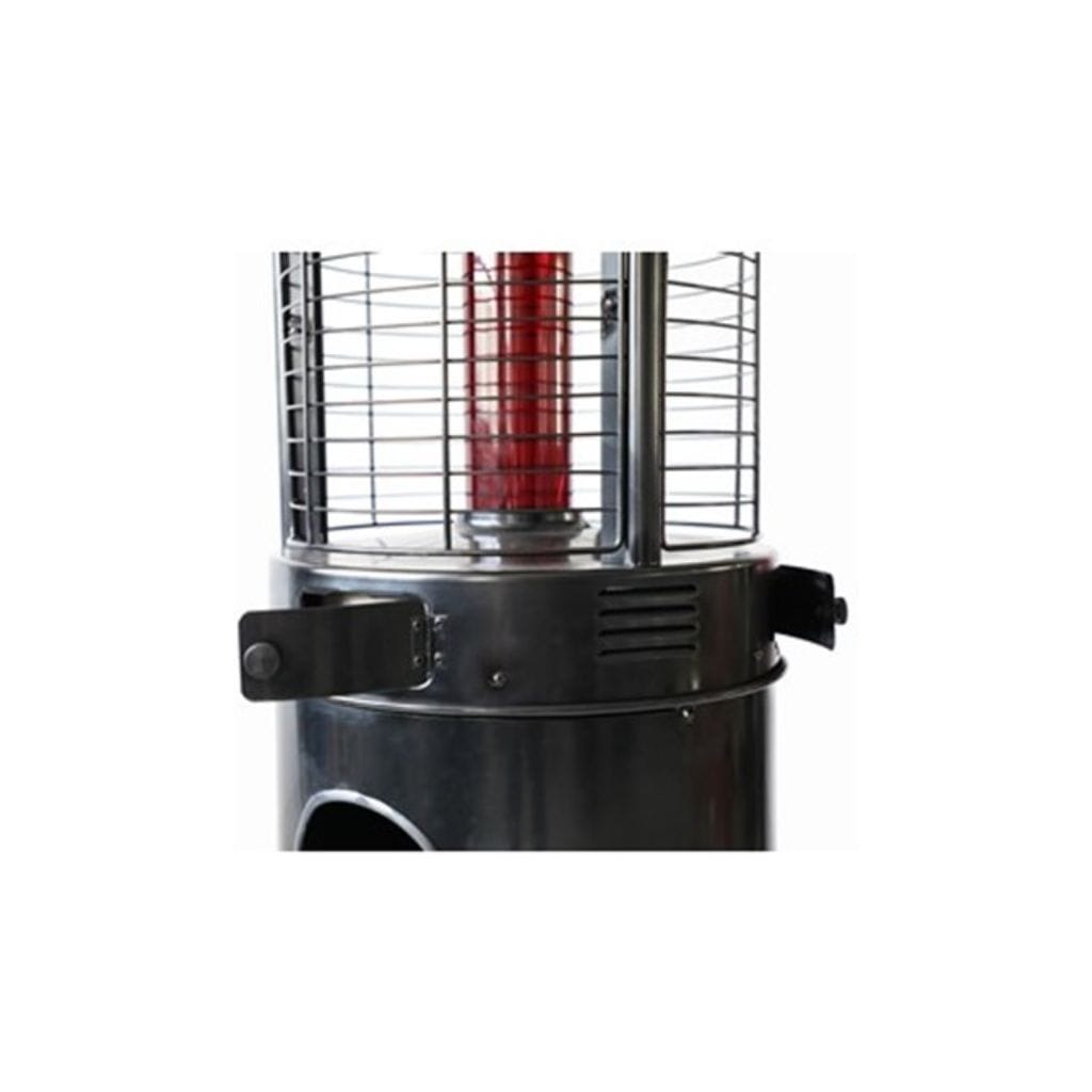 AZ Patio 74" Black Commercial Round Infrared Flame Heater