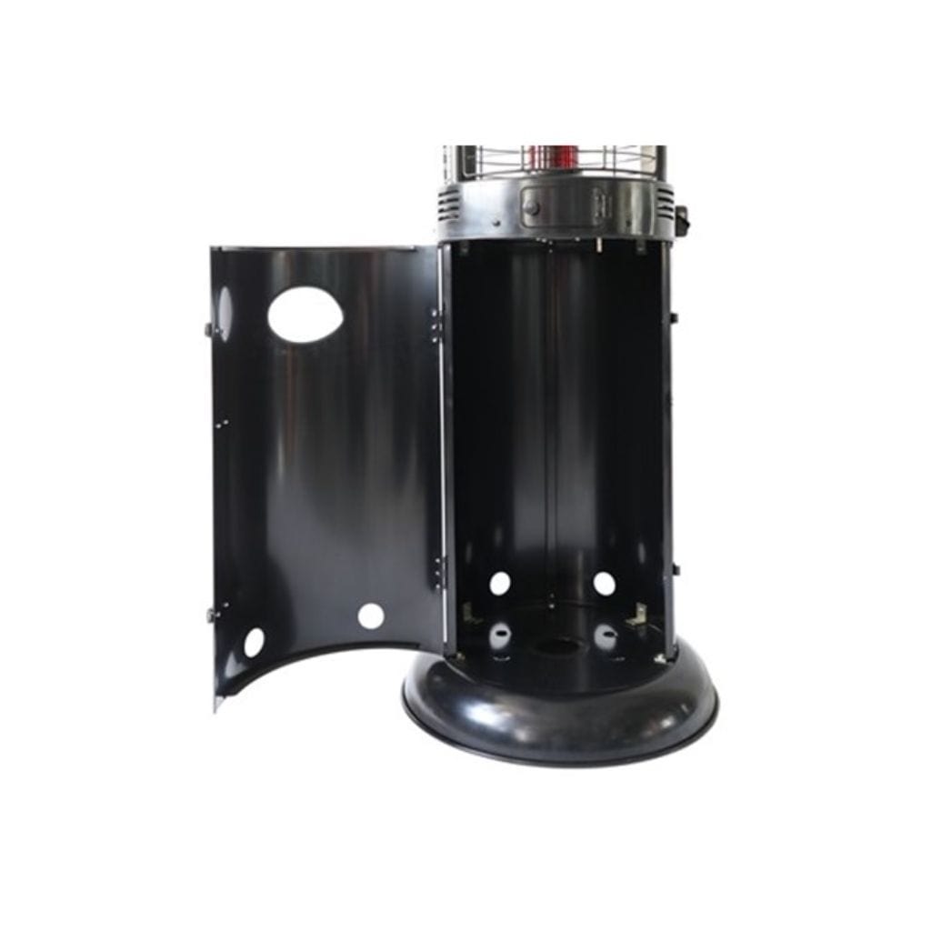 AZ Patio 74" Black Commercial Round Infrared Flame Heater