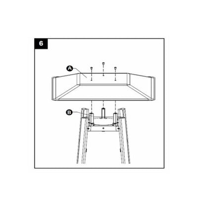 AZ Patio Heaters 18" Hiland Glass Tube Heat Shield