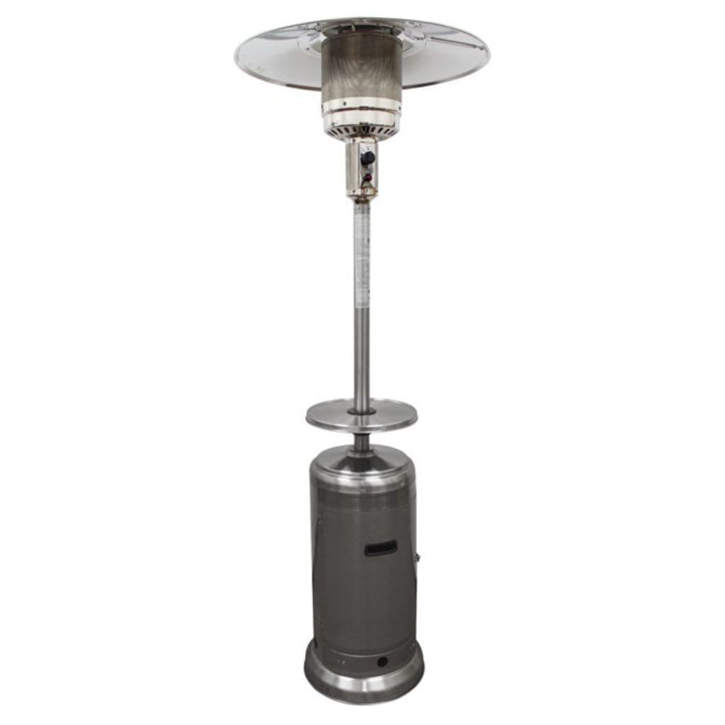 AZ Patio Heaters 36" Tall Stainless Steel Patio Heater with Table - 48000 BTU's