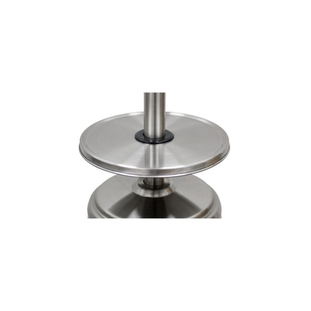 AZ Patio Heaters 36" Tall with Table in Stainless Steel - 48000 BTU's