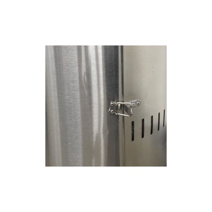 AZ Patio Heaters 36" Tall with Table in Stainless Steel - 48000 BTU's