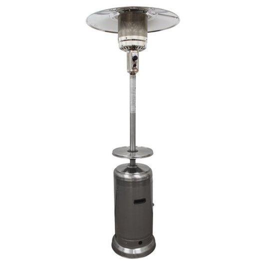 AZ Patio Heaters 36" Tall with Table in Stainless Steel - 48000 BTU's