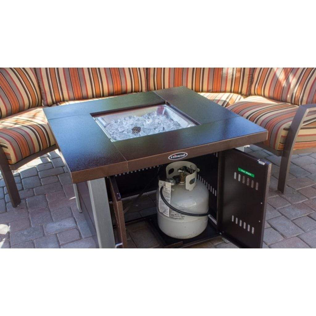 AZ Patio Heaters 38" Bronze/Stainless Steel Finish Propane Fire Pit