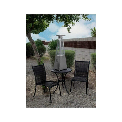 AZ Patio Heaters 39" Stainless Steel Tabletop Quartz Glass Tube Heater