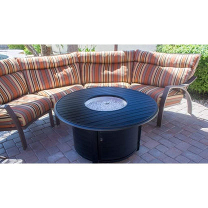 AZ Patio Heaters 49" Aluminum Round Slated Fire Pit