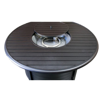 AZ Patio Heaters 49" Aluminum Round Slated Fire Pit