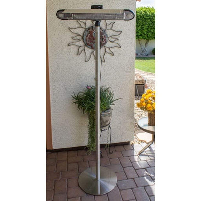 AZ Patio Heaters 84" Tall Adjustable Infrared Heat Lamp with LED Lights