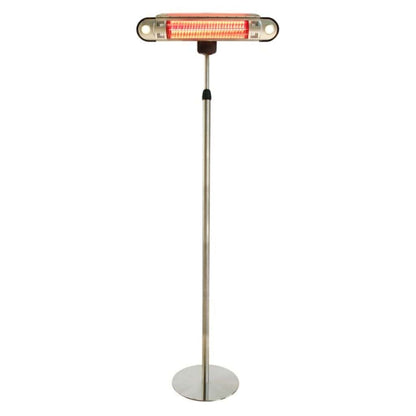 AZ Patio Heaters 84" Tall Adjustable Infrared Heat Lamp with LED Lights