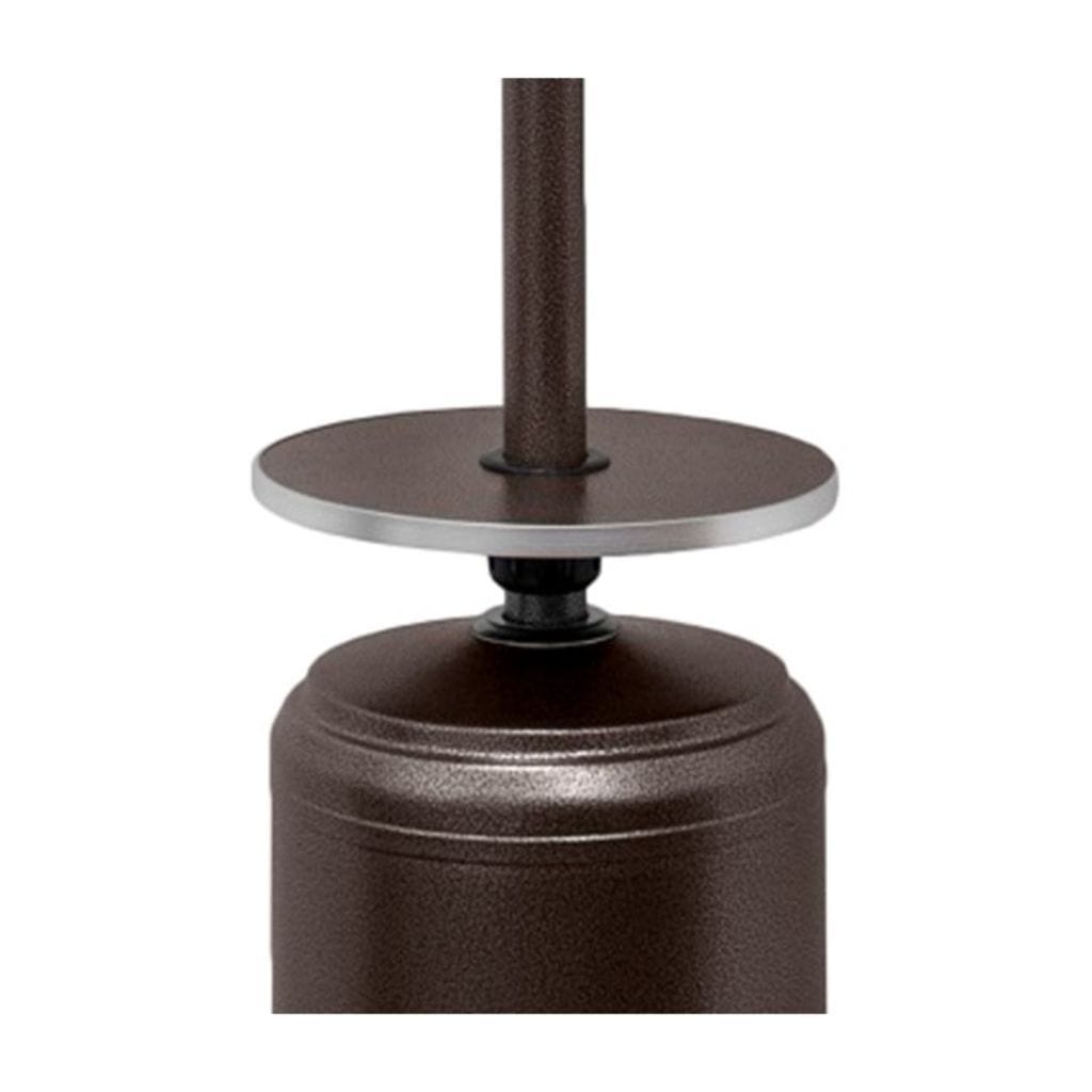 AZ Patio Heaters 87" Hammered Bronze Tall Outdoor with Table