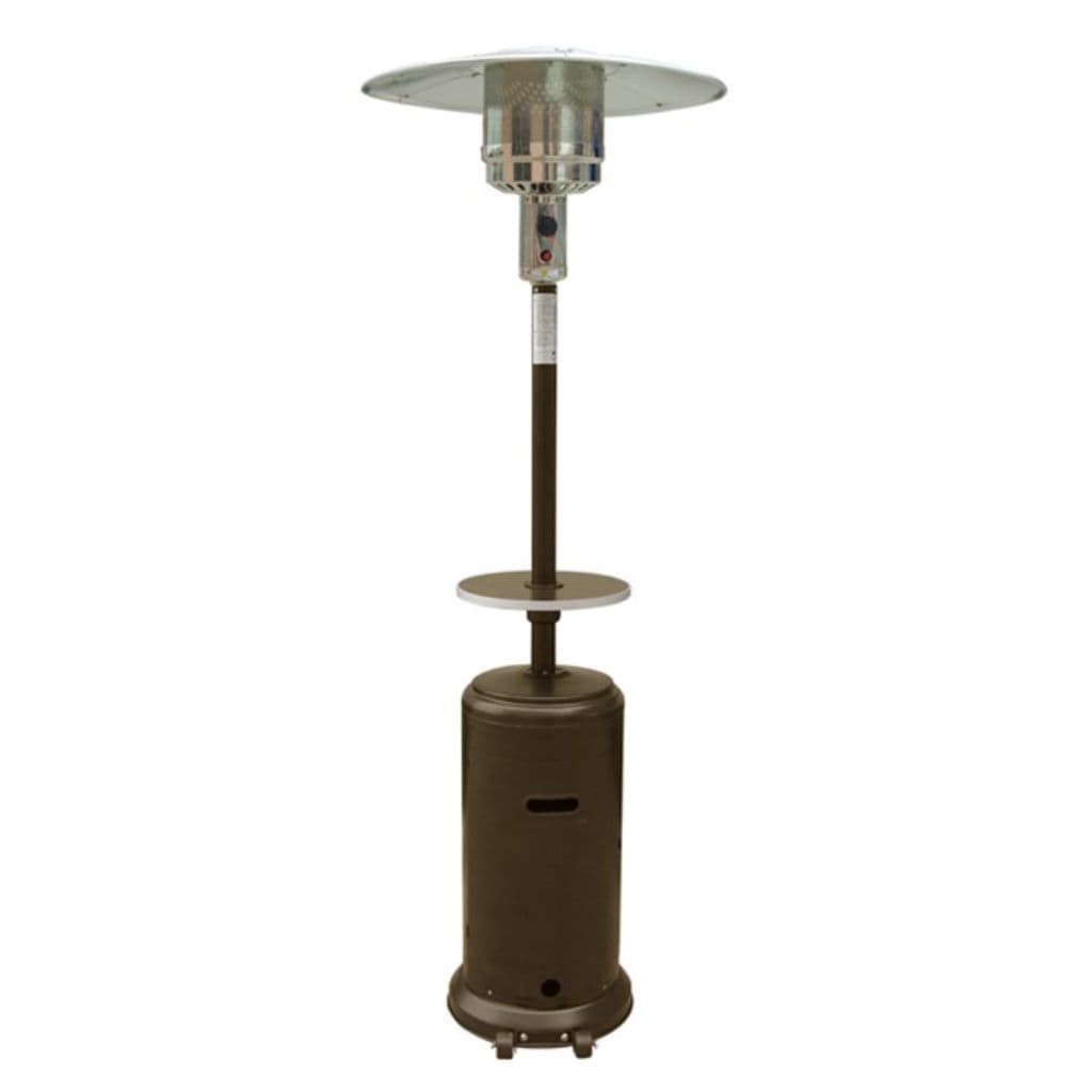 AZ Patio Heaters 87" Hammered Bronze Tall Outdoor with Table