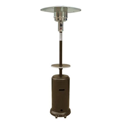 AZ Patio Heaters 87" Hammered Bronze Tall Outdoor with Table
