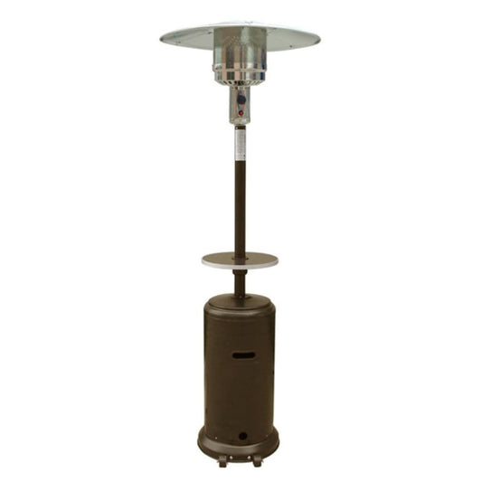 AZ Patio Heaters 87" Hammered Bronze Tall Outdoor with Table
