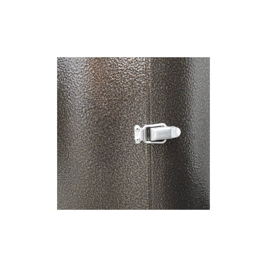 AZ Patio Heaters 87" Hammered Silver Tall Outdoor with Metal Table
