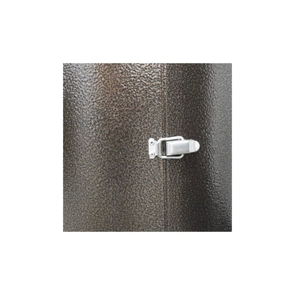 AZ Patio Heaters 87" Hammered Silver Tall Outdoor with Metal Table