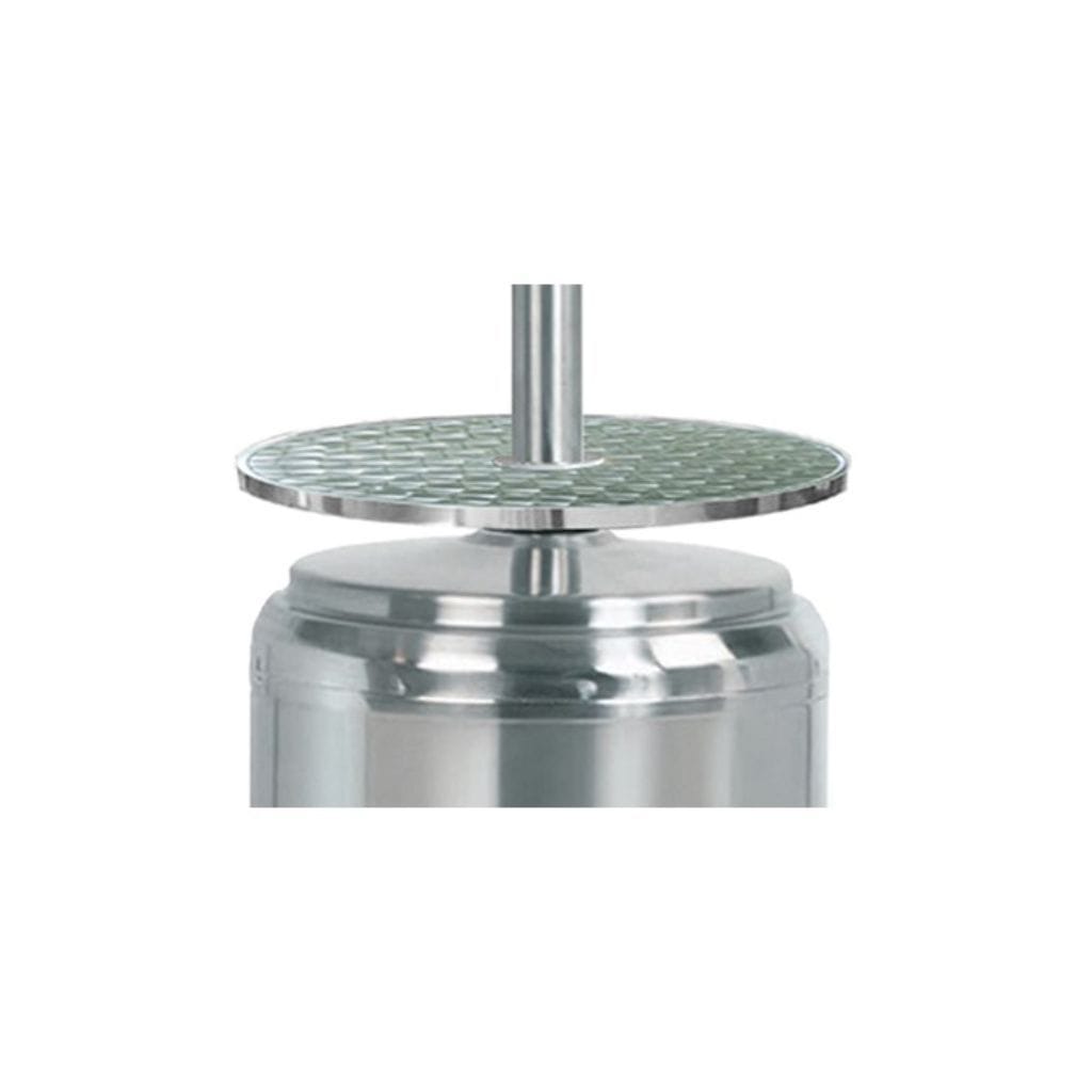 AZ Patio Heaters 87" Stainless Steel Outdoor with Table