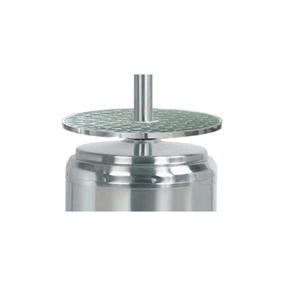 AZ Patio Heaters 87" Stainless Steel Outdoor with Table