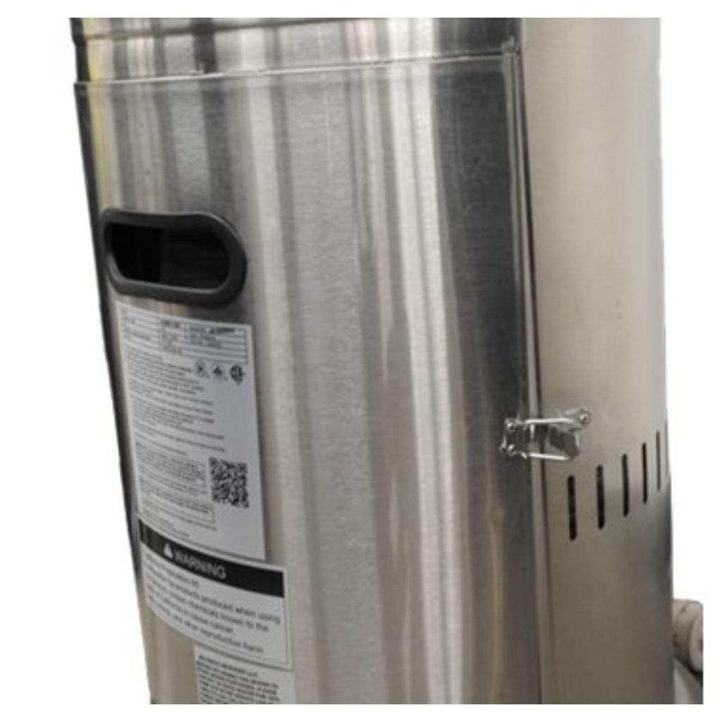 AZ Patio Heaters 87" Stainless Steel Outdoor with Table