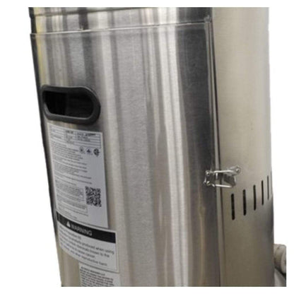 AZ Patio Heaters 87" Stainless Steel Outdoor with Table