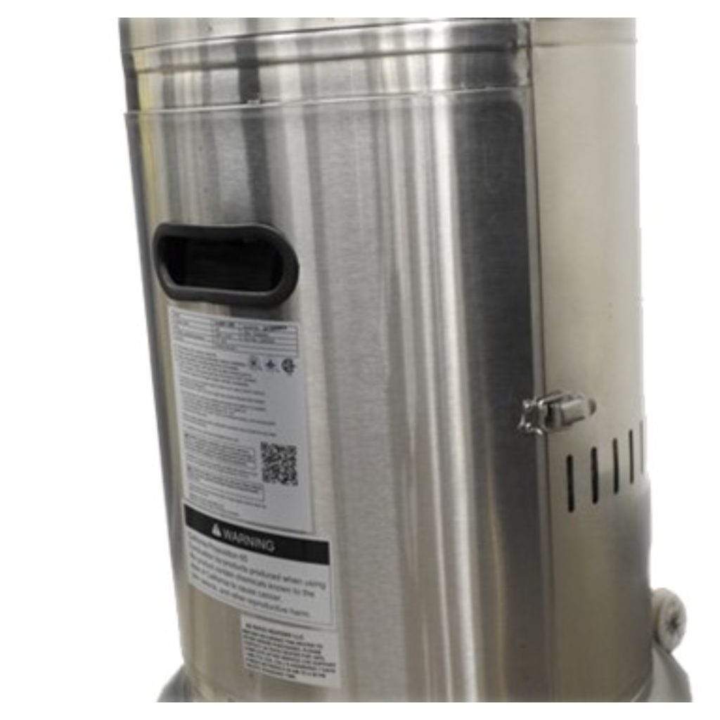 AZ Patio Heaters 87" Stainless Steel Outdoor with Table