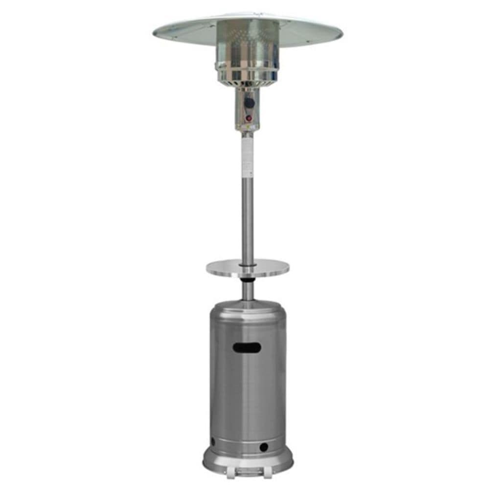 AZ Patio Heaters 87" Stainless Steel Outdoor with Table