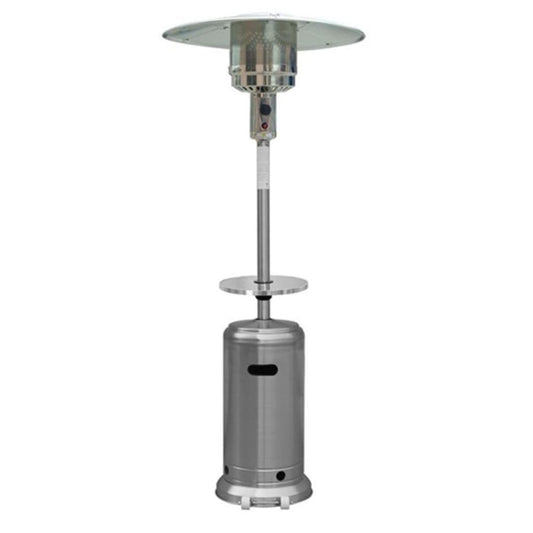 AZ Patio Heaters 87" Stainless Steel Outdoor with Table