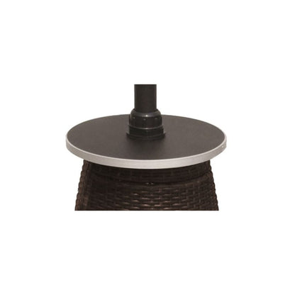 AZ Patio Heaters 87" Tall Wicker with Table - 48000 BTU's