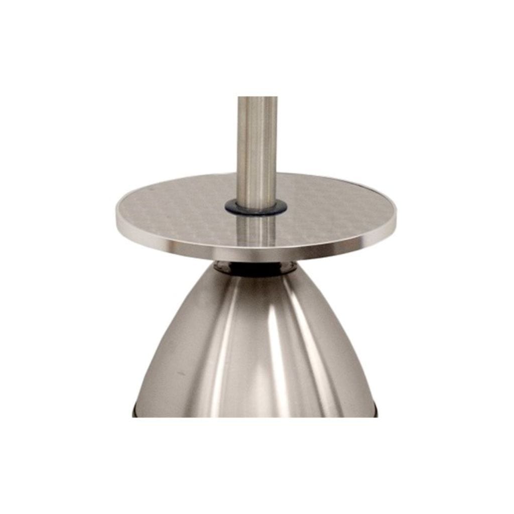 AZ Patio Heaters 88" Stainless Steel Tapered with Table