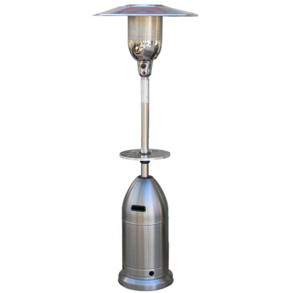 AZ Patio Heaters 88" Stainless Steel Tapered with Table