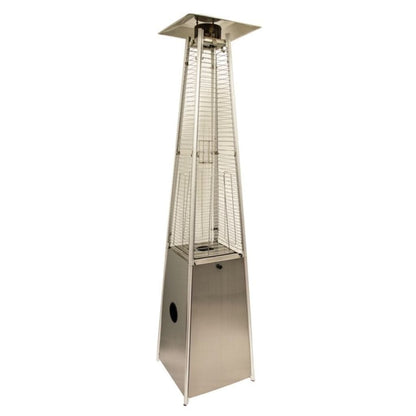 AZ Patio Heaters 91" Stainless Steel Residential Glass Tube Patio Heater - 40000 BTU's