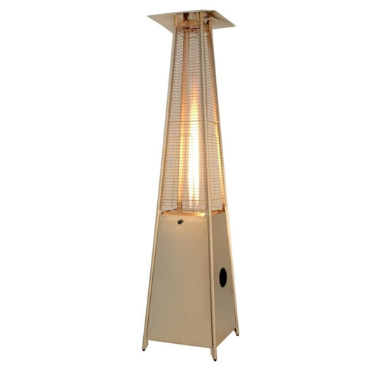 AZ Patio Heaters 91" Stainless Steel Residential Glass Tube Patio Heater - 40000 BTU's