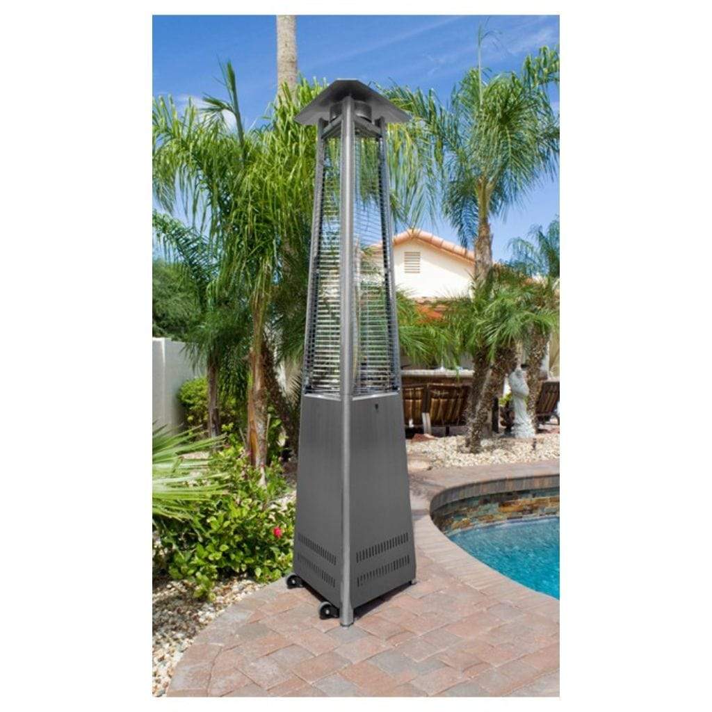 AZ Patio Heaters 94" Stainless Steel Commercial Glass Tube Patio Heater