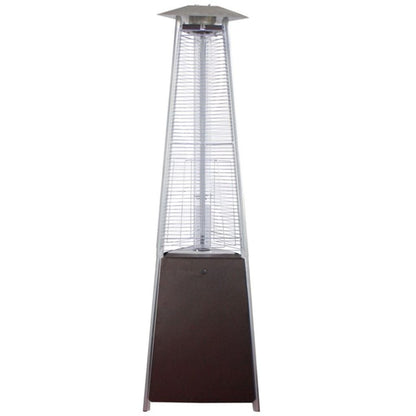 AZ Patio Heaters Commercial Natural Gas Bronze Glass Tube Heater