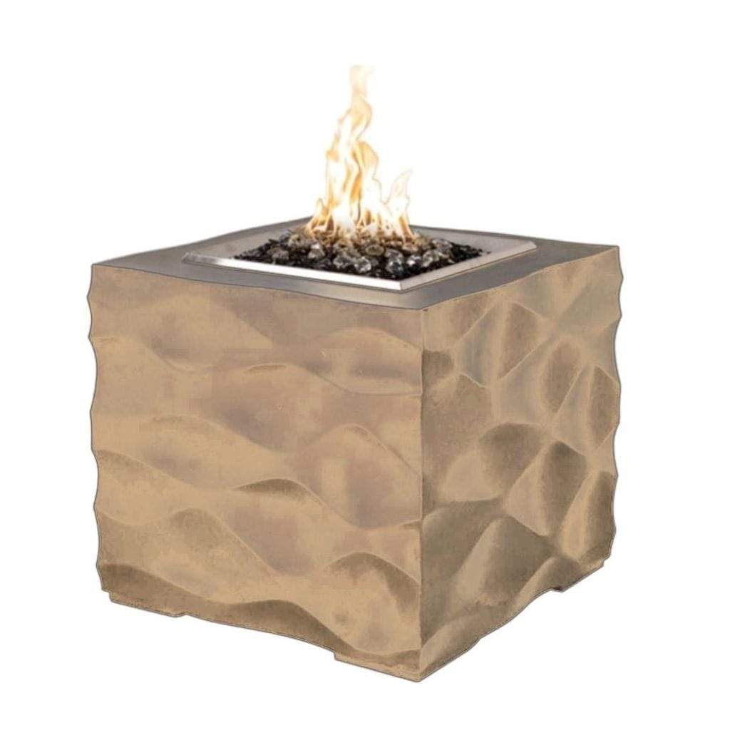 American Fyre Designs 25" Voro Cube Gas Firetable