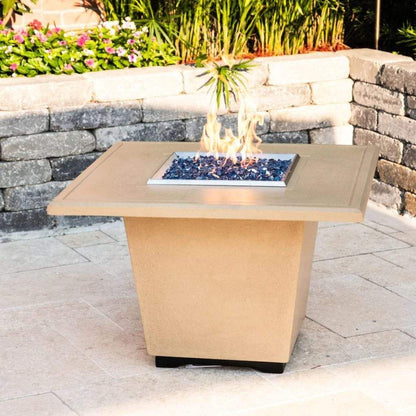 American Fyre Designs 36" Cosmopolitan Square Gas Firetable